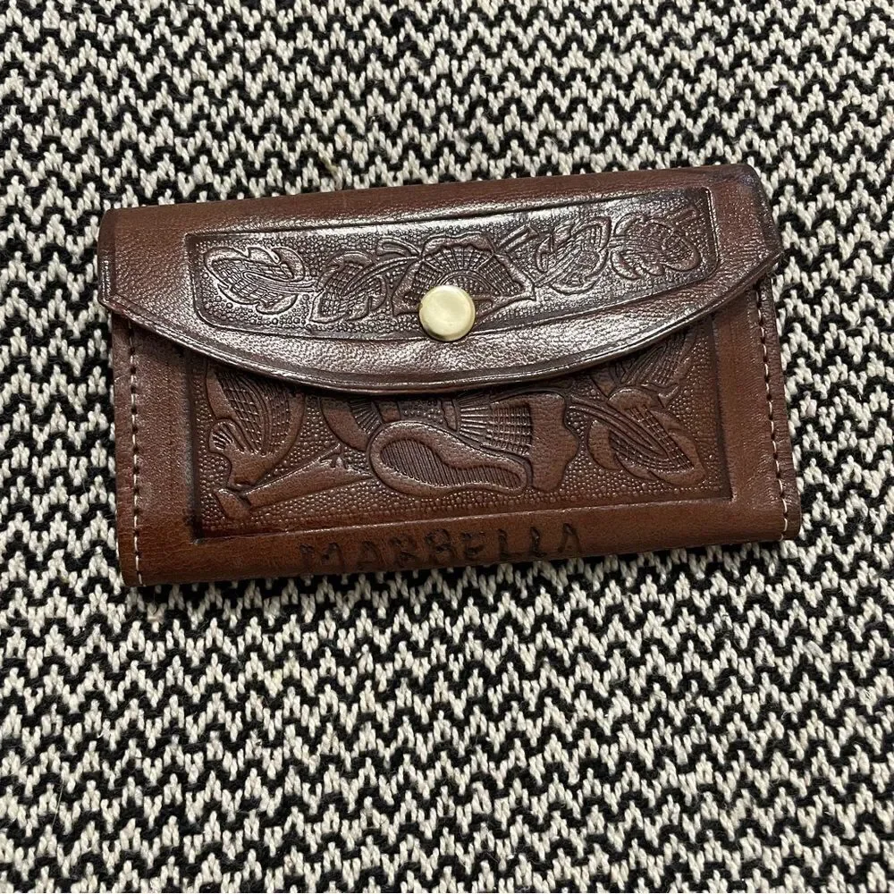 Vintage Tooled Leather Wallet